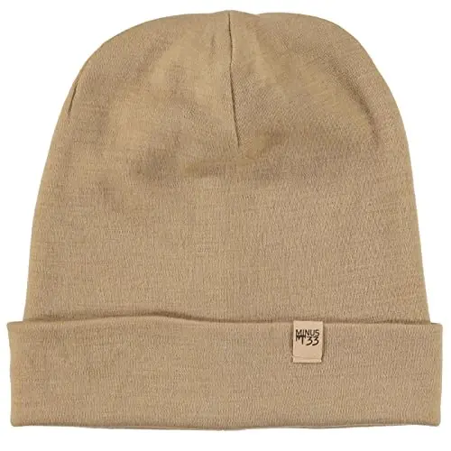100% Merino Wool Cuff Beanie - Mens & Womens Warm Winter Hat - Watch Cap - Toque - 100%