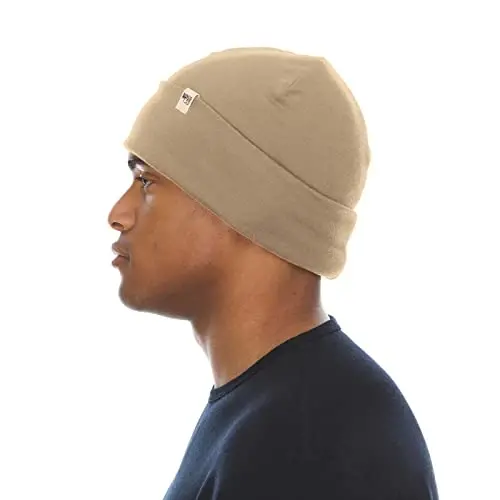 100% Merino Wool Cuff Beanie - Mens & Womens Warm Winter Hat - Watch Cap - Toque - 3