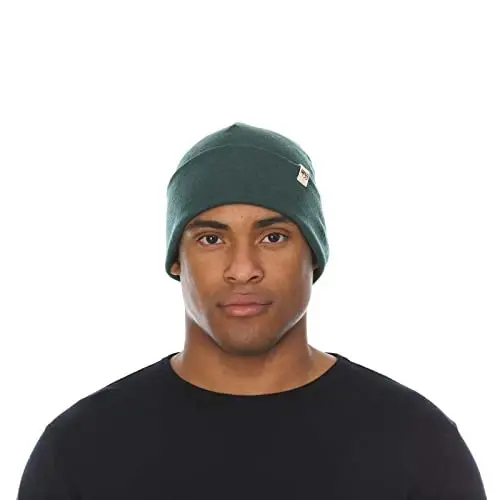 100% Merino Wool Cuff Beanie - Mens & Womens Warm Winter Hat - Watch Cap - Toque - 2