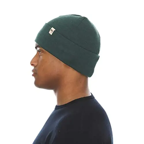 100% Merino Wool Cuff Beanie - Mens & Womens Warm Winter Hat - Watch Cap - Toque - 3