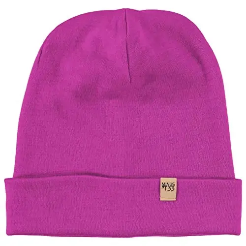 100% Merino Wool Cuff Beanie - Mens & Womens Warm Winter Hat - Watch Cap - Toque - MODAZONE