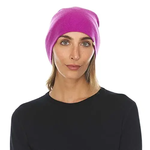 100% Merino Wool Cuff Beanie - Mens & Womens Warm Winter Hat - Watch Cap - Toque - 3