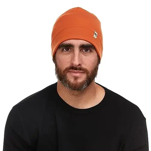 100% Merino Wool Cuff Beanie - Mens & Womens Warm Winter Hat - Watch Cap - Toque - 4