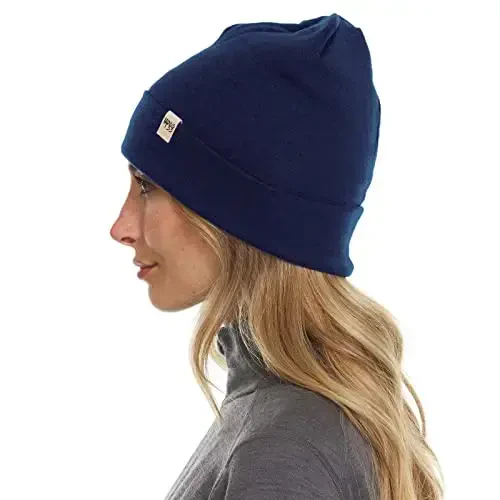100% Merino Wool Cuff Beanie - Mens & Womens Warm Winter Hat - Watch Cap - Toque - 4