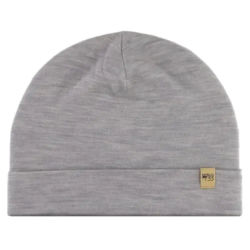 100% Merino Wool Cuff Beanie - Mens & Womens Warm Winter Hat - Watch Cap - Toque 