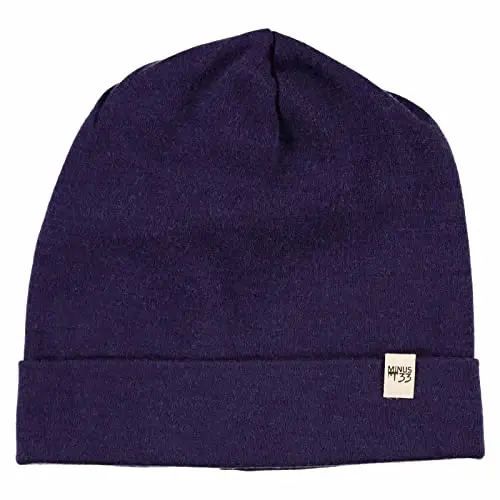 100% Merino Wool Cuff Beanie - Mens & Womens Warm Winter Hat - Watch Cap - Toque 