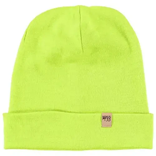 100% Merino Wool Cuff Beanie - Mens & Womens Warm Winter Hat - Watch Cap - Toque 