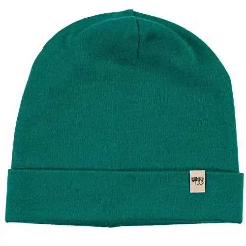100% Merino Wool Cuff Beanie - Mens & Womens Warm Winter Hat - Watch Cap - Toque - MINUS33 MERINO WOOL