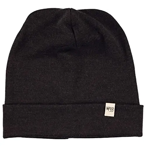 100% Merino Wool Cuff Beanie - Mens & Womens Warm Winter Hat - Watch Cap - Toque - 1