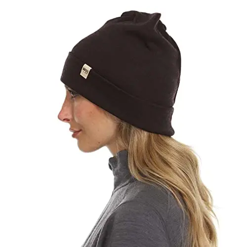 100% Merino Wool Cuff Beanie - Mens & Womens Warm Winter Hat - Watch Cap - Toque - 4