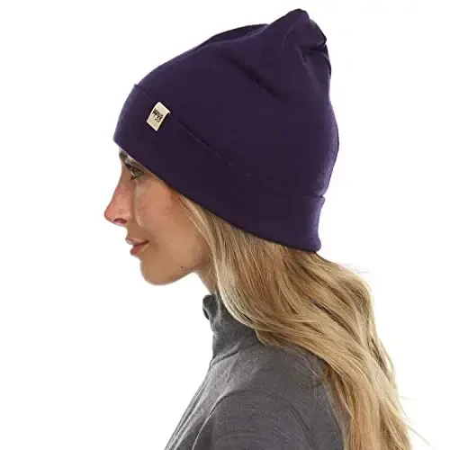 100% Merino Wool Cuff Beanie - Mens & Womens Warm Winter Hat - Watch Cap - Toque - 4