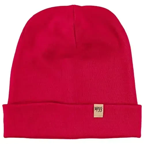 100% Merino Wool Cuff Beanie - Mens & Womens Warm Winter Hat - Watch Cap - Toque 