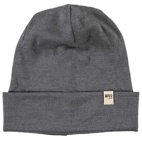 100% Merino Wool Cuff Beanie - Mens & Womens Warm Winter Hat - Watch Cap - Toque - 1