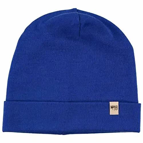 100% Merino Wool Cuff Beanie - Mens & Womens Warm Winter Hat - Watch Cap - Toque 