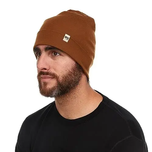 100% Merino Wool Cuff Beanie - Mens & Womens Warm Winter Hat - Watch Cap - Toque - 2