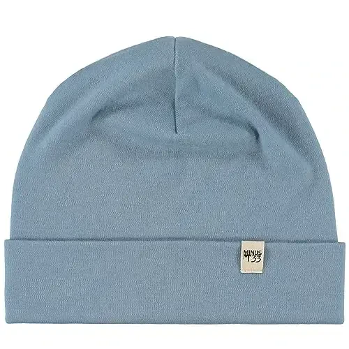 100% Merino Wool Cuff Beanie - Mens & Womens Warm Winter Hat - Watch Cap - Toque - 1