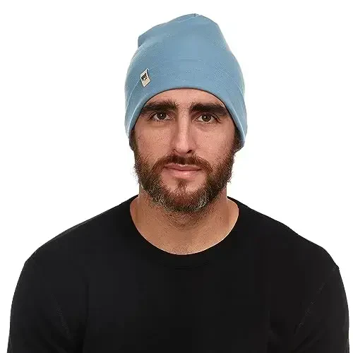 100% Merino Wool Cuff Beanie - Mens & Womens Warm Winter Hat - Watch Cap - Toque - 4