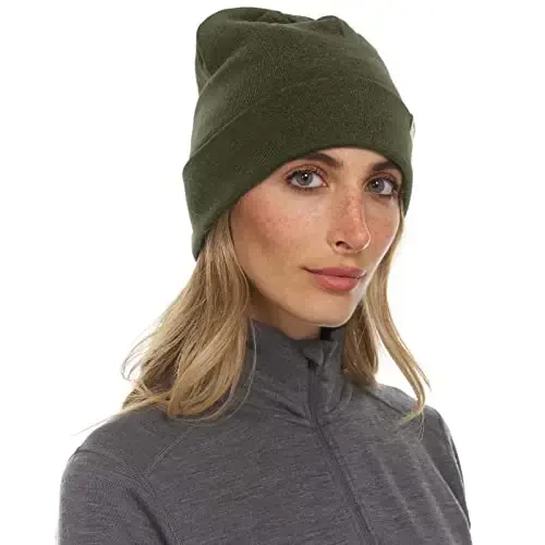 100% Merino Wool Cuff Beanie - Mens & Womens Warm Winter Hat - Watch Cap - Toque - MINUS33 MERINO WOOL (1)