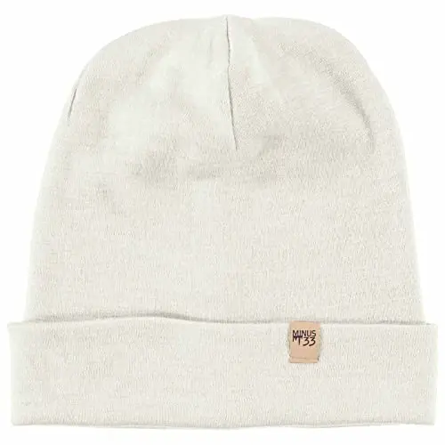 100% Merino Wool Cuff Beanie - Mens & Womens Warm Winter Hat - Watch Cap - Toque 