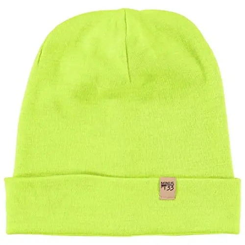 100% Merino Wool Cuff Beanie - Mens & Womens Warm Winter Hat - Watch Cap - Toque - 1