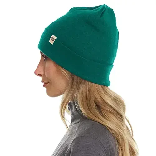 100% Merino Wool Cuff Beanie - Mens & Womens Warm Winter Hat - Watch Cap - Toque - 4