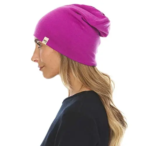 100% Merino Wool Cuff Beanie - Mens & Womens Warm Winter Hat - Watch Cap - Toque - 3