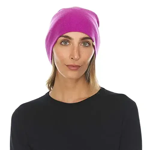100% Merino Wool Cuff Beanie - Mens & Womens Warm Winter Hat - Watch Cap - Toque - 3