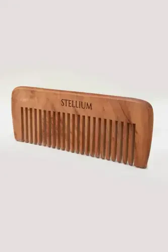 100% Natural Boxwood Comb (Angled Cut) - 2