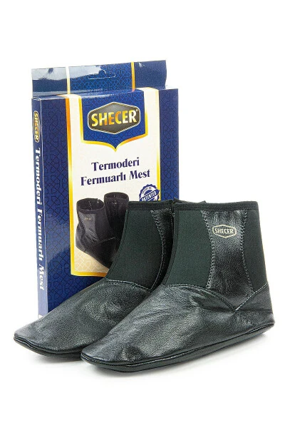 100% Natural Leather Material Patented Zipper Bootie Socks - IHVAN ONLINE