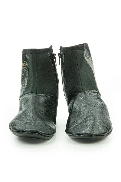 100% Natural Leather Material Patented Zipper Bootie Socks - IHVAN ONLINE (1)