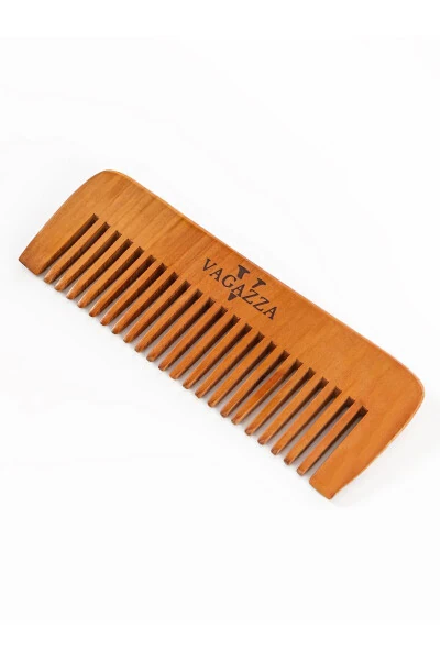 100% Natural Wood 3-Piece Boxwood Comb Set - 3