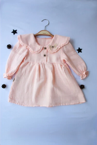 %100 Organic Comfortable Daily Gathered Plain and Chic Couple - PIO KIDS (1)