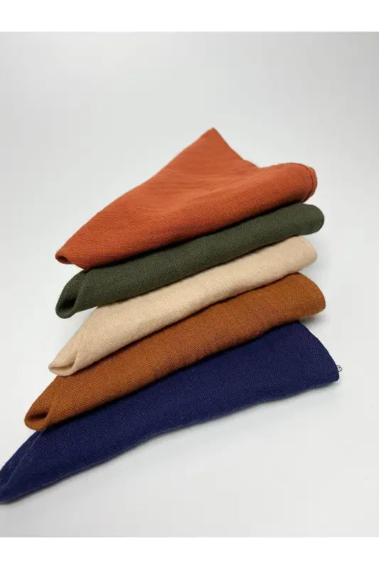 100% Organic Cotton 4-Layer Muslin Bib & Burp Cloth Set (5-Pack) - 3