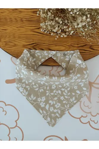 %100 Organik Müslin Çift Katlı Bebek Fuları Yakalık Mama Ve Salya Önlüğü Bez 8 Adet 40 Cm - ANGELSHUG (1)