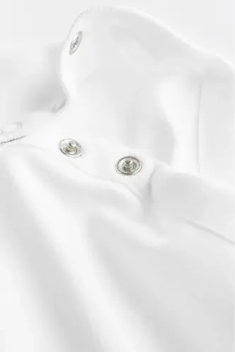 %100 Organik Paxta 5 ta Oq Yengli Chaqaloq Body - SPARKLY BABY (1)