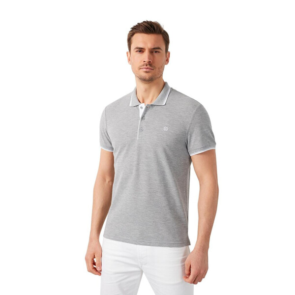 % 100 Pamuk Düğmeli Regular Fit Polo T Shirt 5902118 - 12