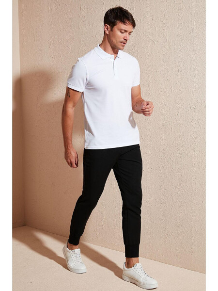 % 100 Pamuk Düğmeli Regular Fit Polo T Shirt 5902127 - 9