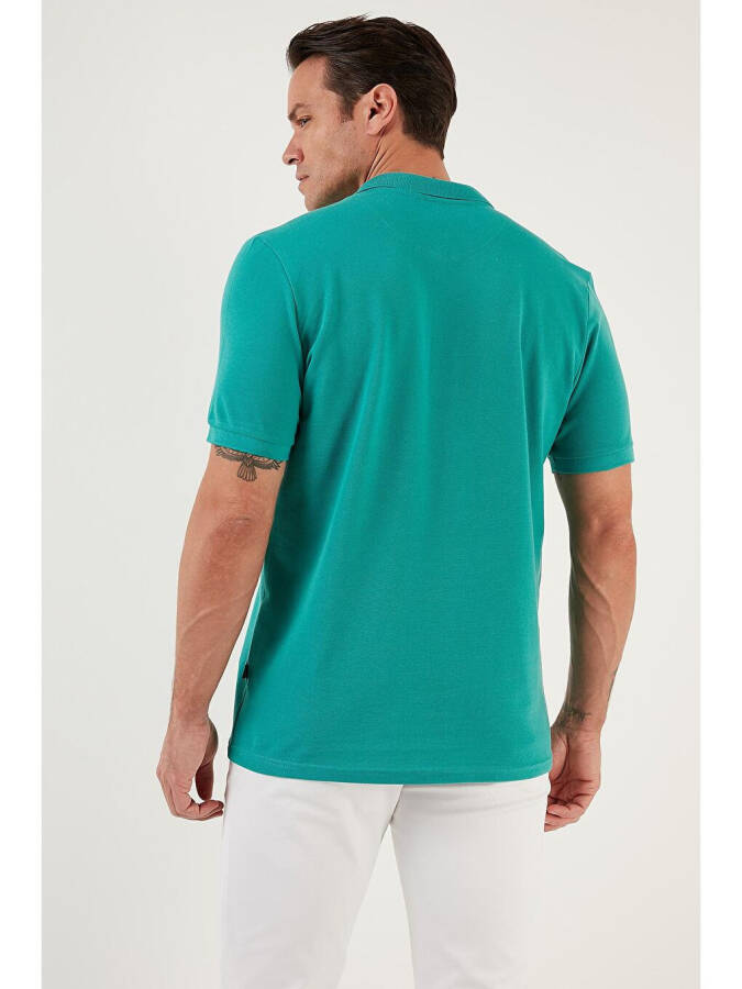 % 100 Pamuk Düğmeli Regular Fit Polo T Shirt 5902127 - 10