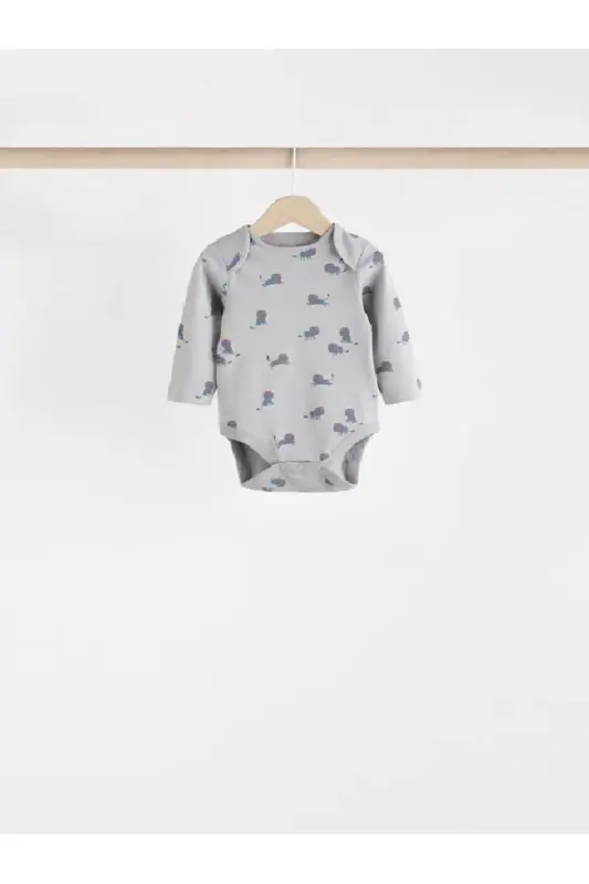 %100 Pamuklu 5'li Paket Bebek Bodyleri-çoklu - 4