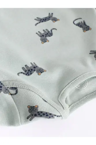 %100 Pamuklu 5'li Paket Bebek Bodyleri-çoklu - 6