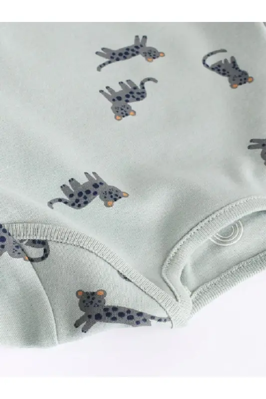 %100 Pamuklu 5'li Paket Bebek Bodyleri-çoklu - 6