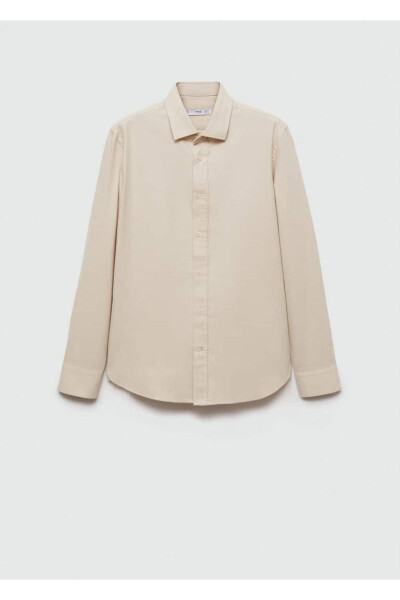 %100 pamuklu slim fit gömlek - 3