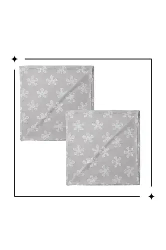 %100 Paxta 2'li To'plam Muslin Chaqaloq O'rash Chaqaloq Adyol Ko'p Maqsadli O'rash 100x100 Hajmi Yumshoq To'qimalar-Kulrang - 3