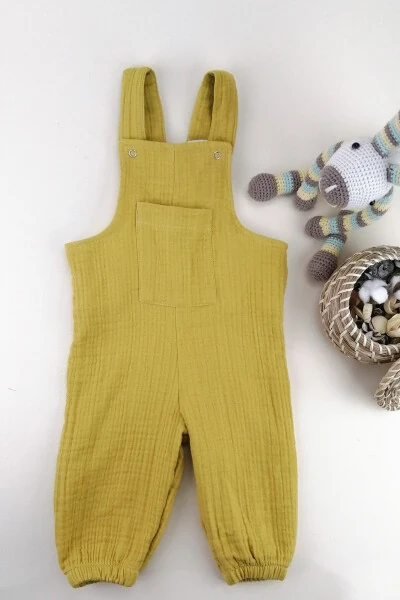 100% Paxta 4 Qavatli Muslin Chaqaloq / Bolalar Uchli Romper Oeko-tex Sertifikatlangan - Modazone