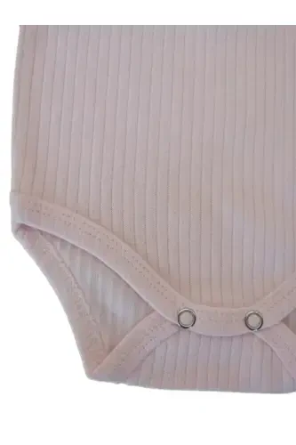 %100 Paxta Chittoqli Bolalar Body Zıbın / Paxta Bolalar Atlet / Bolalar Chittoqli / Organik-Pushti - KA-HA GIYIM (1)