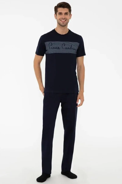 100% Paxta Erkaklar uchun Pijamalar To'plami - PIERRE CARDIN (1)