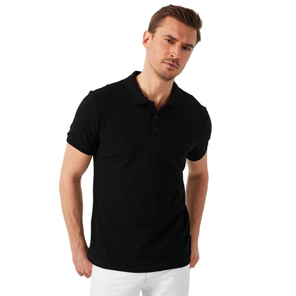 100% Paxta Tugmachali Oddiy Fit Polo Futbolka 5902127 - 20