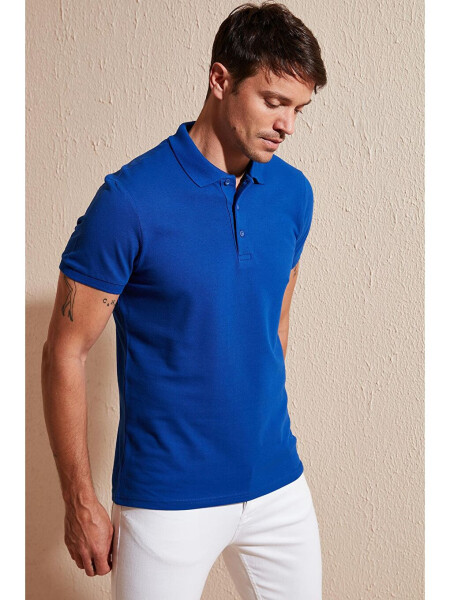 100% Paxta Tugmalari bilan Regular Fit Polo Futbolkasi 5902127 - LC WAIKIKI (1)