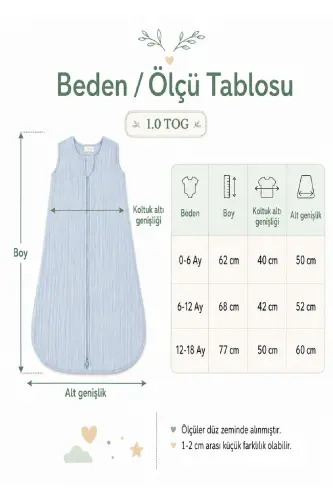 100% Paxta Yangi Tug'ilgan Chaqaloq Yozi Kundak Uyqu Tulumchasi - 3