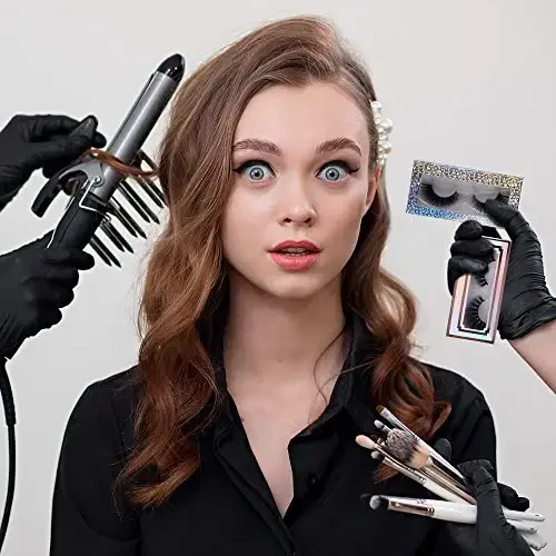 100 Piece Rectangle Lash Trays Holder Plastic Eyelash Trays for False Eyelash Packaging Box Eyelash Storage Case for Boutique Beauty Salons (Pink) - 4